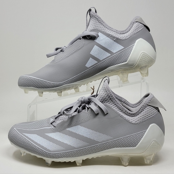 Adidas Adizero Electric.1 IF2427 Grey Silver Football Cleats Men’s Size 8 New - Picture 3 of 13